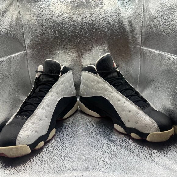 Size 10.5 Air Jordan 13 Retro 2013 He Got Game White Black Mens Shoes 309259-104 - Picture 4 of 11